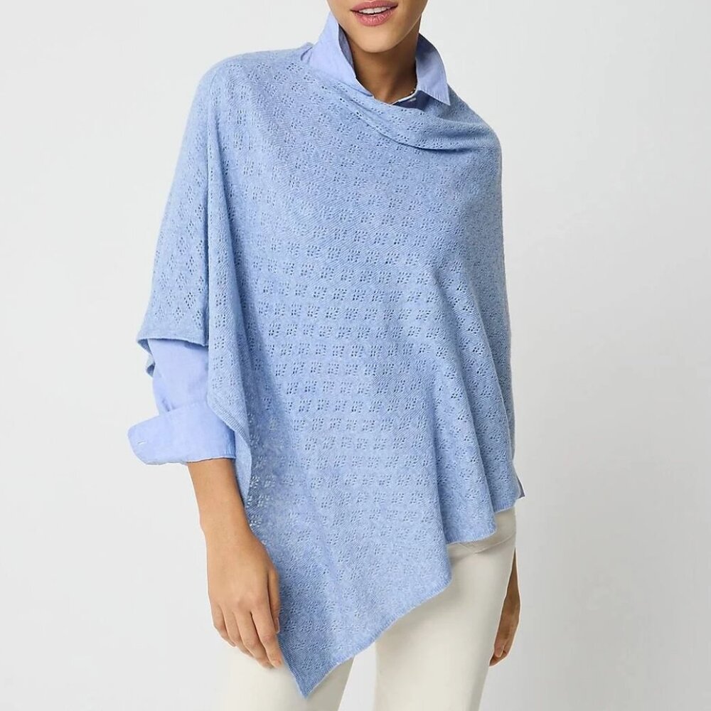 J.Crew Pointelle Poncho - New With Tags